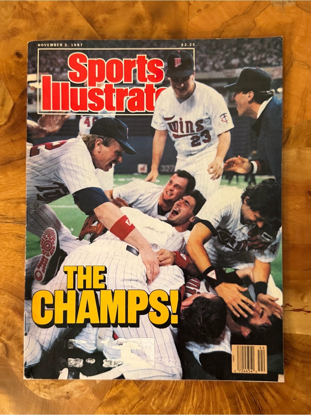 Sports Illustrated Nov 2 1987 Minnesota Twins Win World Series